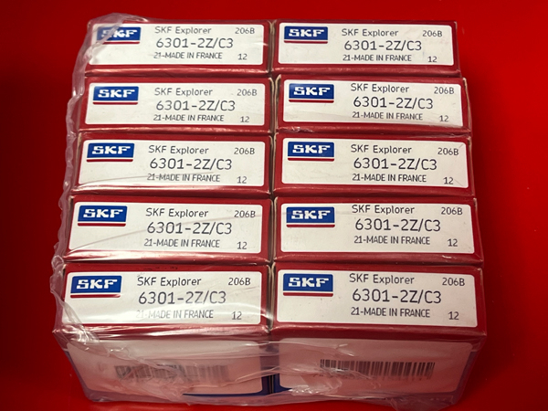 Подшипник 6301-2Z/C3 SKF аналог 70-80301 размеры 12*37*12