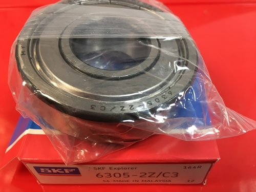 Подшипник 6305-2Z C3 SKF аналог 80305 размеры 25х62х17