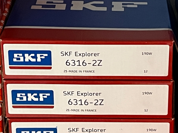 Подшипник 6316-2Z SKF аналог 80316 размеры 80*170*39