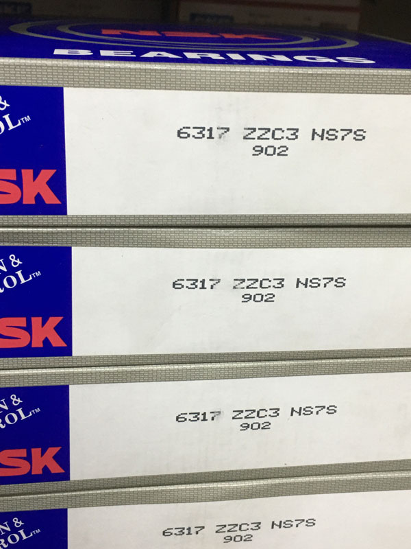 Подшипник 6317 ZZ C3 NSK аналог 80317 размеры 85х180х41