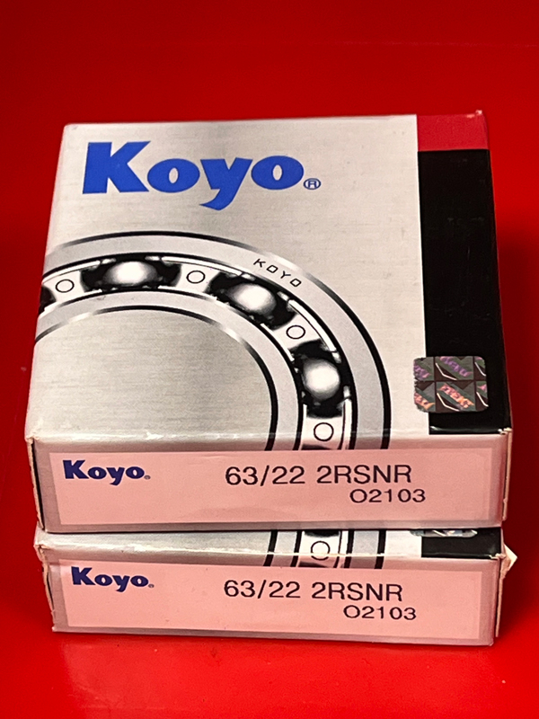 Подшипник 63/22-2RSNR Koyo размеры 22*56*16