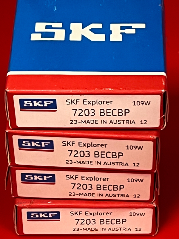 Подшипник 7203 BECBР SKF аналог 66203E размеры 17*40*12