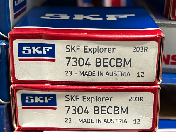 Подшипник 7304 BECBM SKF аналог 66304Л размеры 20x52x15