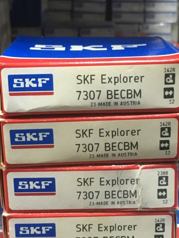 Подшипник 7307 BECBМ SKF аналог 66307 Л размеры 35х80х21