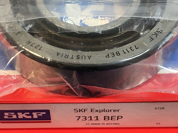 Подшипник 7311 BEP SKF аналог 66311 размеры 55x120x29