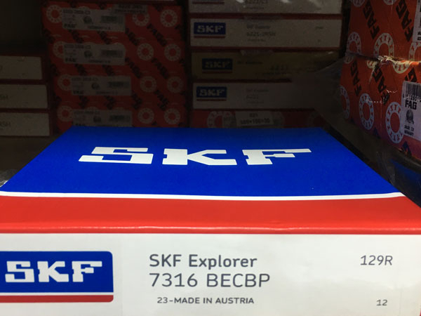 Подшипник 7316 BECBР SKF аналог 66316 размеры 80х170х39