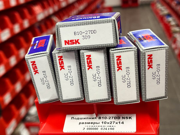 Подшипник B10-27DD NSK размеры 10/27/14