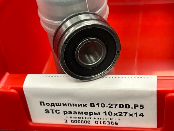 Подшипник B10-27DD.P5 STC размеры 10*27*14