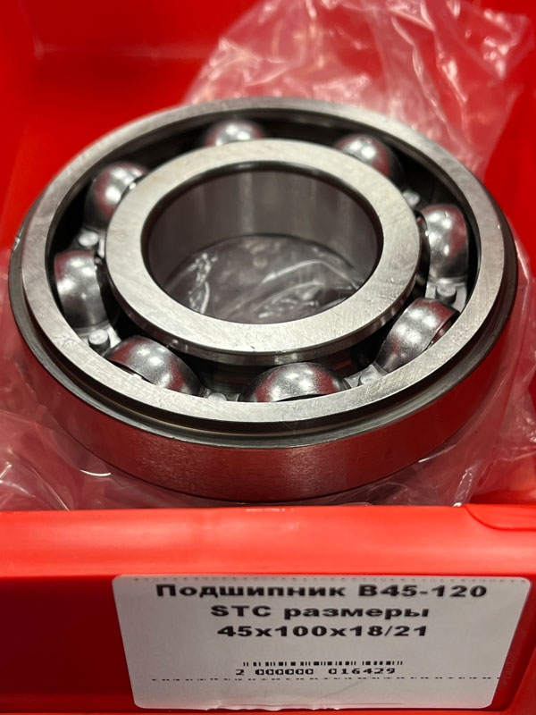 Подшипник B45-120 STC размеры 45/100/18/21