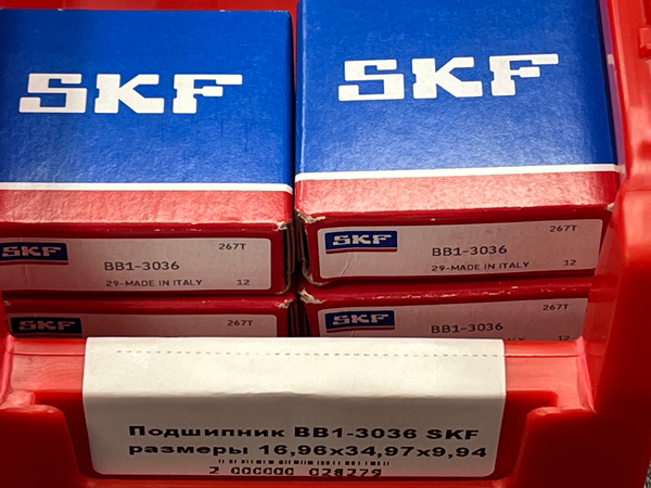 Подшипник BB1-3036 SKF размеры 16,96*34,97*9,94