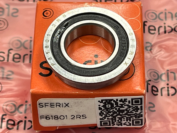 Подшипник F61801-2RS SFERIX размеры 12x21/23x5