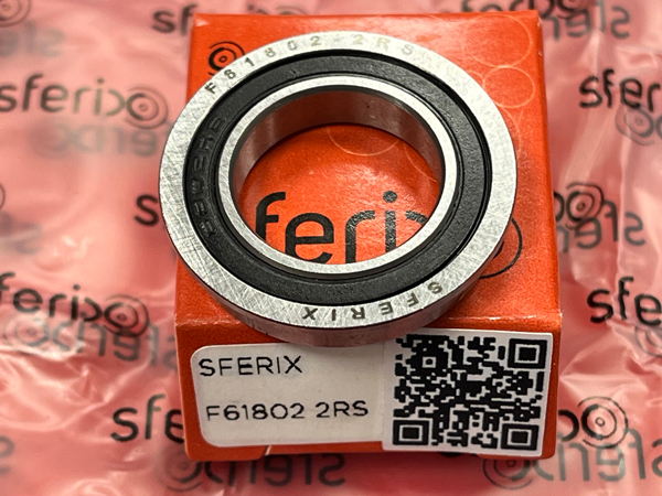 Подшипник F61802-2RS SFERIX размеры 15x24/26x5