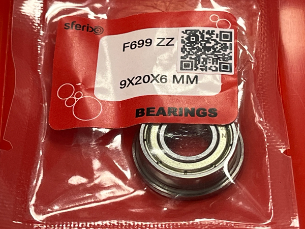Подшипник F699-ZZ SFERIX размеры 9x20/23x6