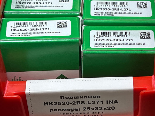 Подшипник HK2520-2RS-L271 INA аналог СК253220 размеры 25/32/20