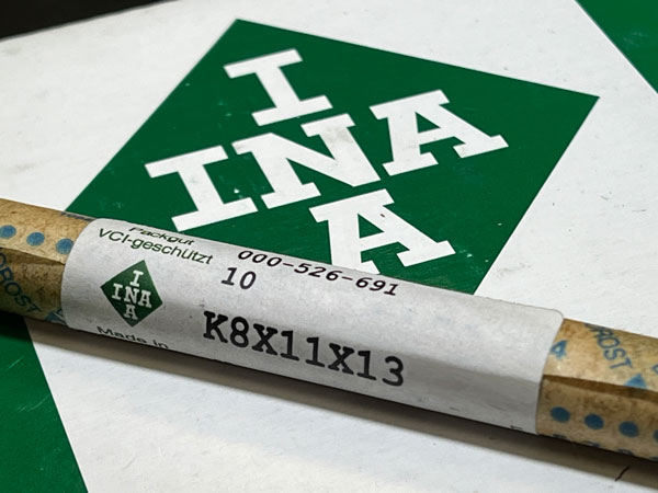 Подшипник K8x11x13 INA аналог К081113 размеры 8*11*13