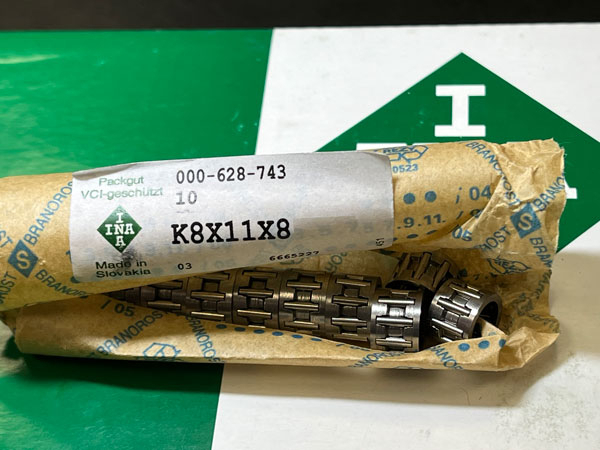 Подшипник K8x11x8 INA аналог К081108 размеры 8*11*8