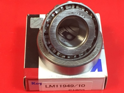 Подшипник LM11949/LM11910 Koyo размеры 19,05х45,237х16,637