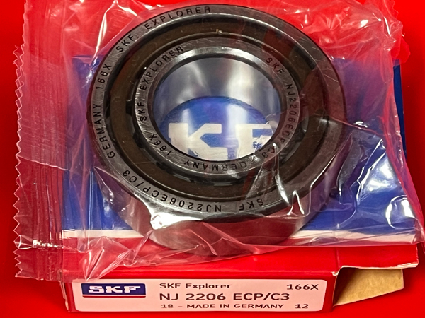 Подшипник NJ2206 ECP/C3 SKF аналог 30-42506Е размеры 30x62x20