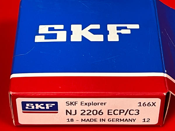 Подшипник NJ2206 ECP/C3 SKF аналог 30-42506Е размеры 30*62*20