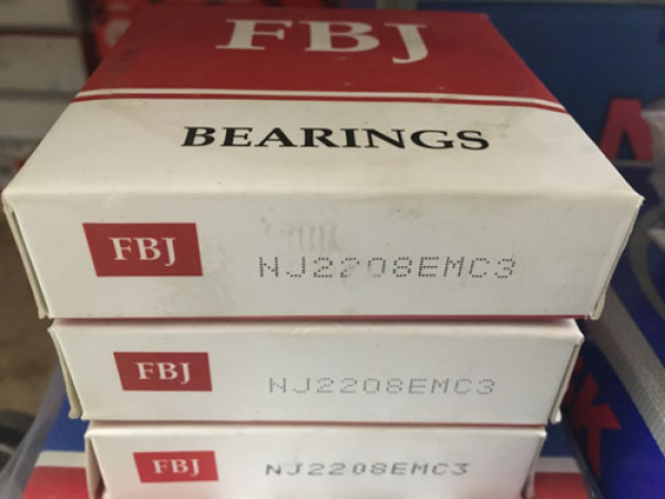 Подшипник NJ2208 EMC3 FBJ аналог 30-42508Л размеры 40*80*23