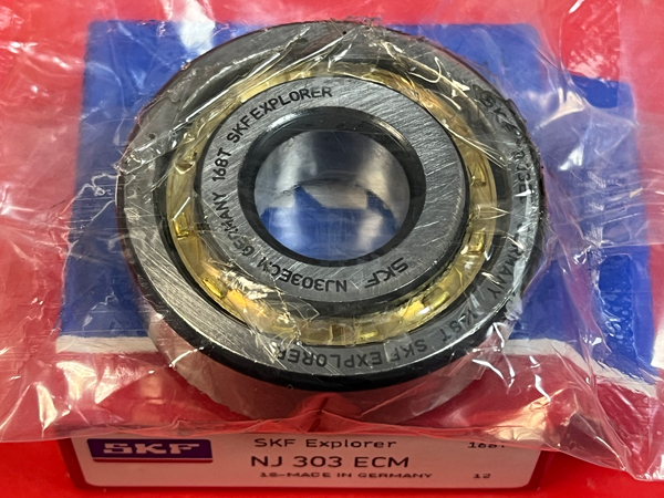 Подшипник NJ303 ECM SKF аналог 42303Л размеры 17*47*14