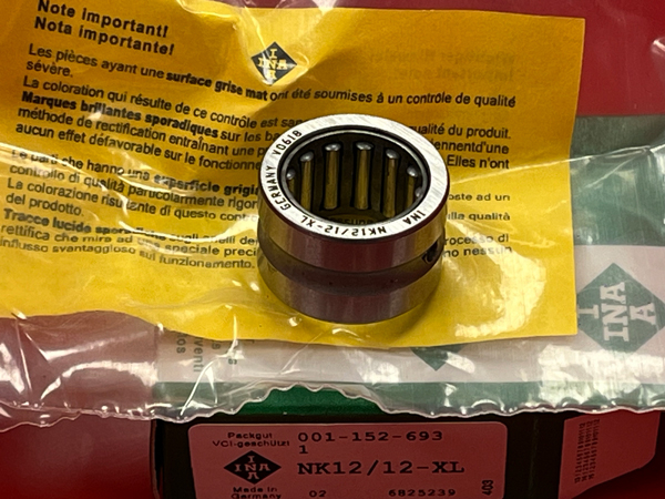Подшипник NK12/12-XL INA размеры 12*19*12