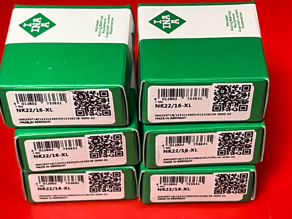 Подшипник NK22/16-XL INA размеры 22*30*16