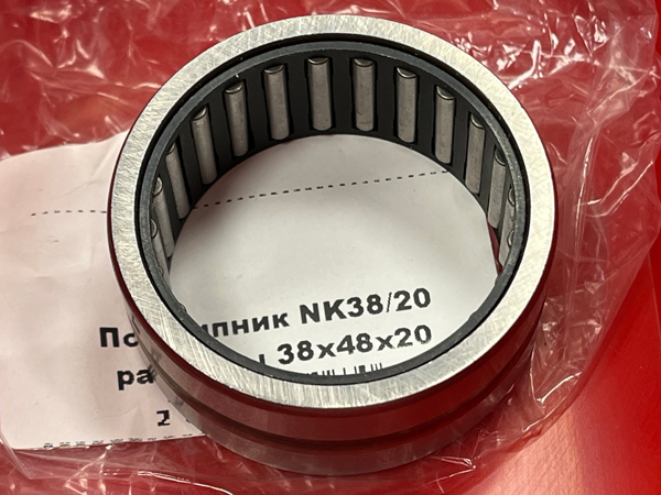 Подшипник NK38/20 размеры 38x48x20