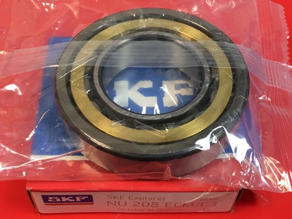 Подшипник NU208 ECM C3 SKF аналог 32208 Л размеры 40х80х18