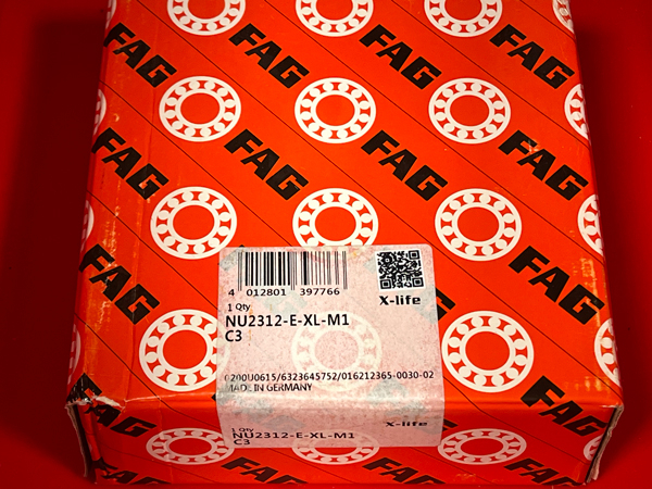 Подшипник NU2312-E-XL-M1-C3 FAG аналог 30-32612Л размеры 60*130*46