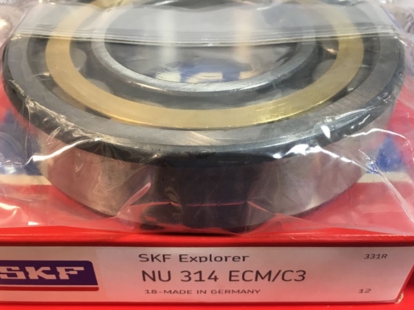 Подшипник NU314 ЕCМ/C3 SKF аналог 32314 Л размеры 70х150х35