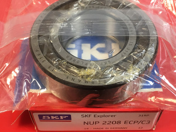 Подшипник NUP2208 ECP/C3 SKF аналог 92508 размеры 40*80*23