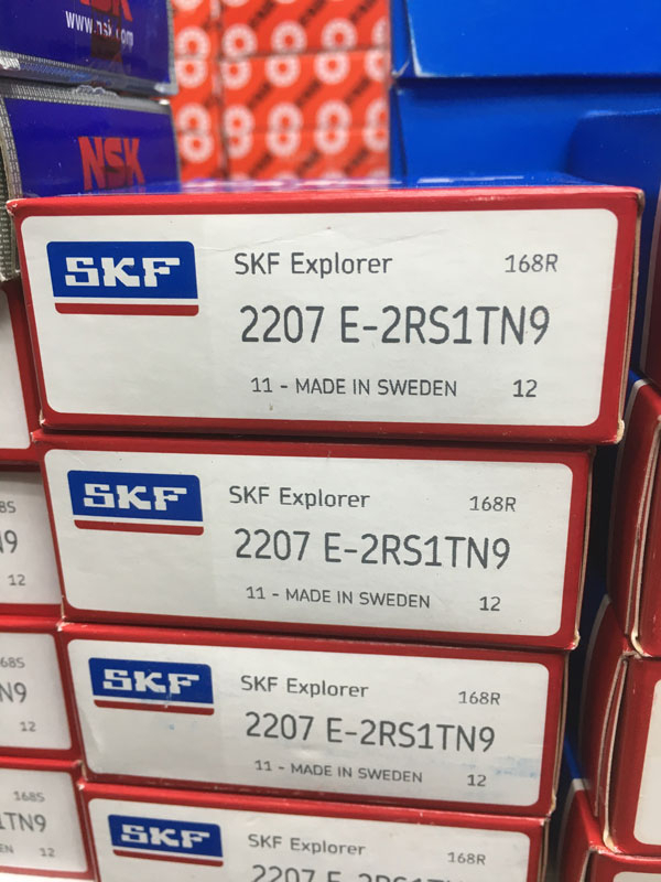 Подшипник 2207 E-2RS1TN9 SKF размеры 35х72х23