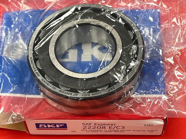Подшипник 22208 E/C3 SKF аналог 30-53508Н размеры 40x80x23
