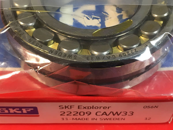 Подшипник 22209 CA/W33 SKF аналог 3509 Н размеры 45x85x23