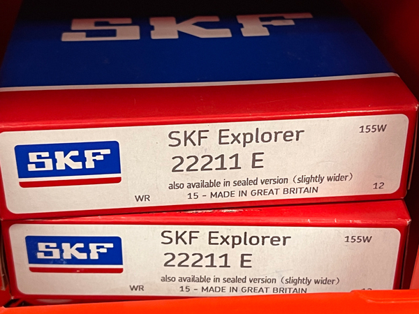 Подшипник 22211 Е SKF аналог 53511Н размеры 55*100*25
