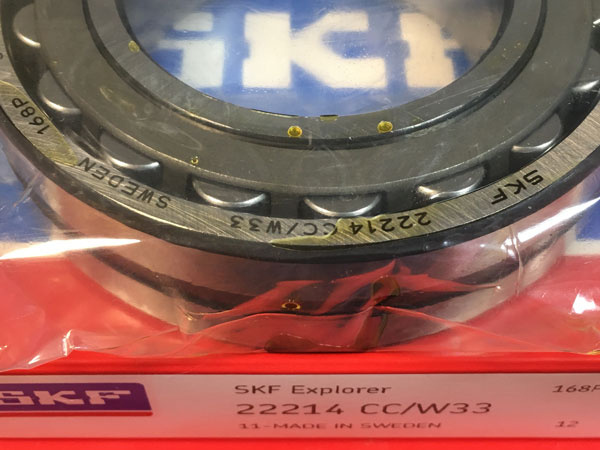 Подшипник 22214 CC/W33 SKF аналог 53514Н размеры 70x125x31