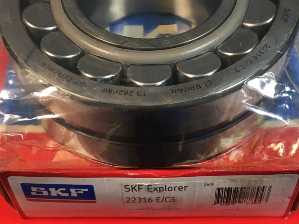 Подшипник 22316 E C3 SKF аналог 53616 Н размеры 80x170x58