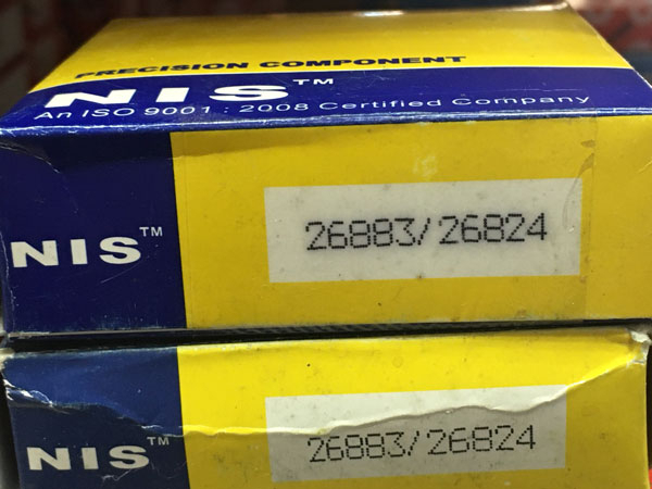 Подшипник 26883/26824 NIS размеры 35x80x25,4