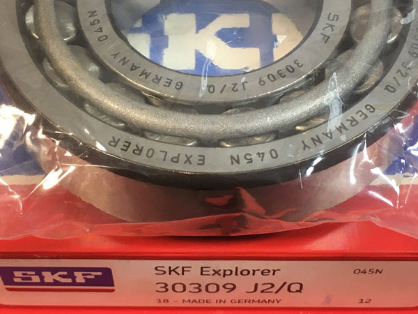 Подшипник 30309 J2/Q SKF аналог 7309А размеры 45x100x27,25