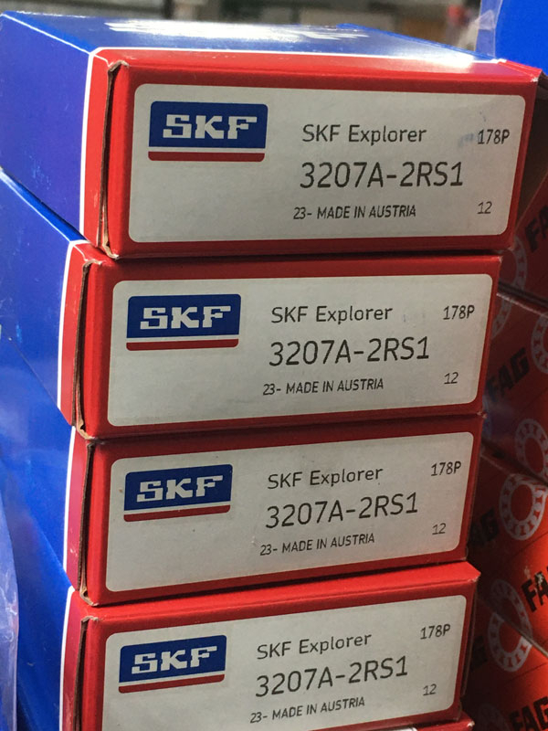 Подшипник 3207 A-2RS1 SKF аналог 5207-2RS (3056207) размеры 35х72х27