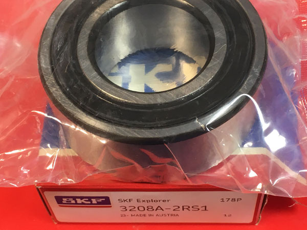 Подшипник 3208 A-2RS1 SKF аналог 5208-2RS (3056208) размеры 40*80*30,2