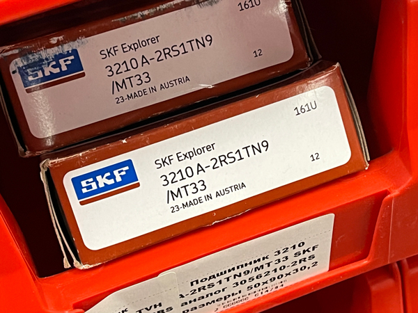 Подшипник 3210 A-2RS1TN9/MT33 SKF аналог 3056210-2RS размеры 50*90*30,2