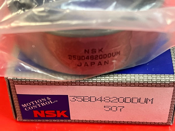 Подшипник 35BD4820 DDUM NSK компрессора кондиционера размеры 35*48*20