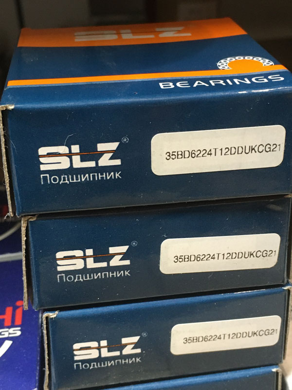 Подшипник 35BD6224 T12DDU KCG21 SLZ компрессора кондиционера размеры 35*62*24