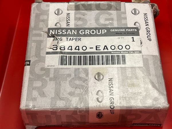 Подшипник 38440-EA000 Nissan KBC F-848007.RTR1-DY размеры 42x80x22,5