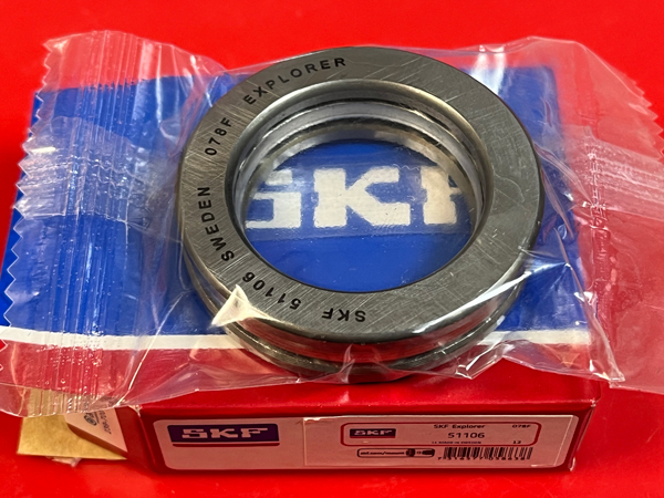 Подшипник 51106 SKF аналог 8106 размеры 30/47/11