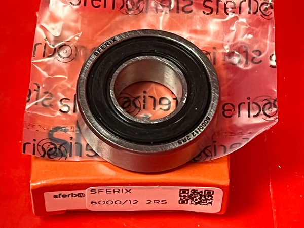 Подшипник 6000/12-2RS SFERIX аналоги MR12268, 6901/12-2RS размеры 12x26x8