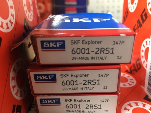 Подшипник 6001-2RS 1 SKF аналог 180101 размеры 12*28*8