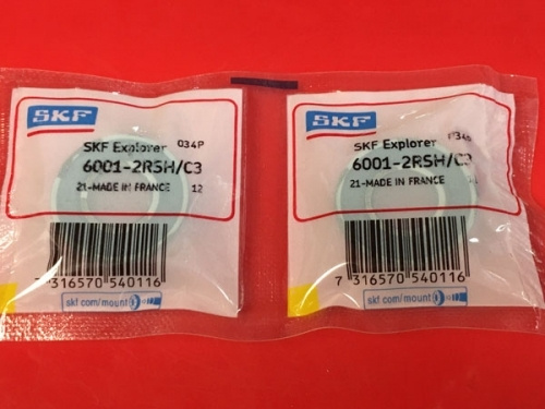 Подшипник 6001-2RSH/C3 SKF аналог 76-180101 размеры 12x28x8